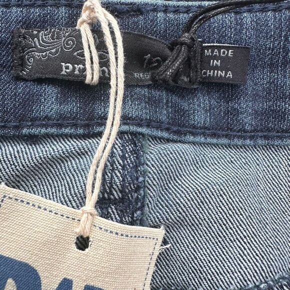 prAna Women's Jada Jeans indigo blue wash boot cut size 12 NEW - Picture 8 of 8